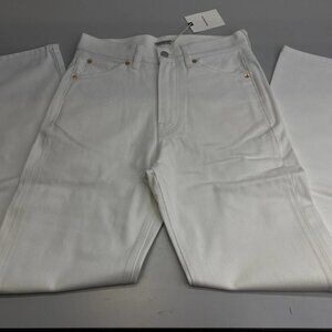 Knickerbocker Men’s High Rise Straight Leg Jeans Size 28 White — 5-Pocket Cotton